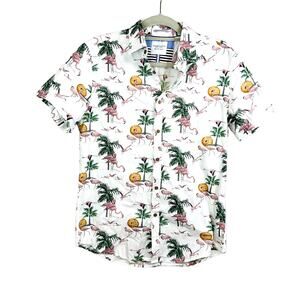 Denim & Flower Flamingo Mens Shirt S